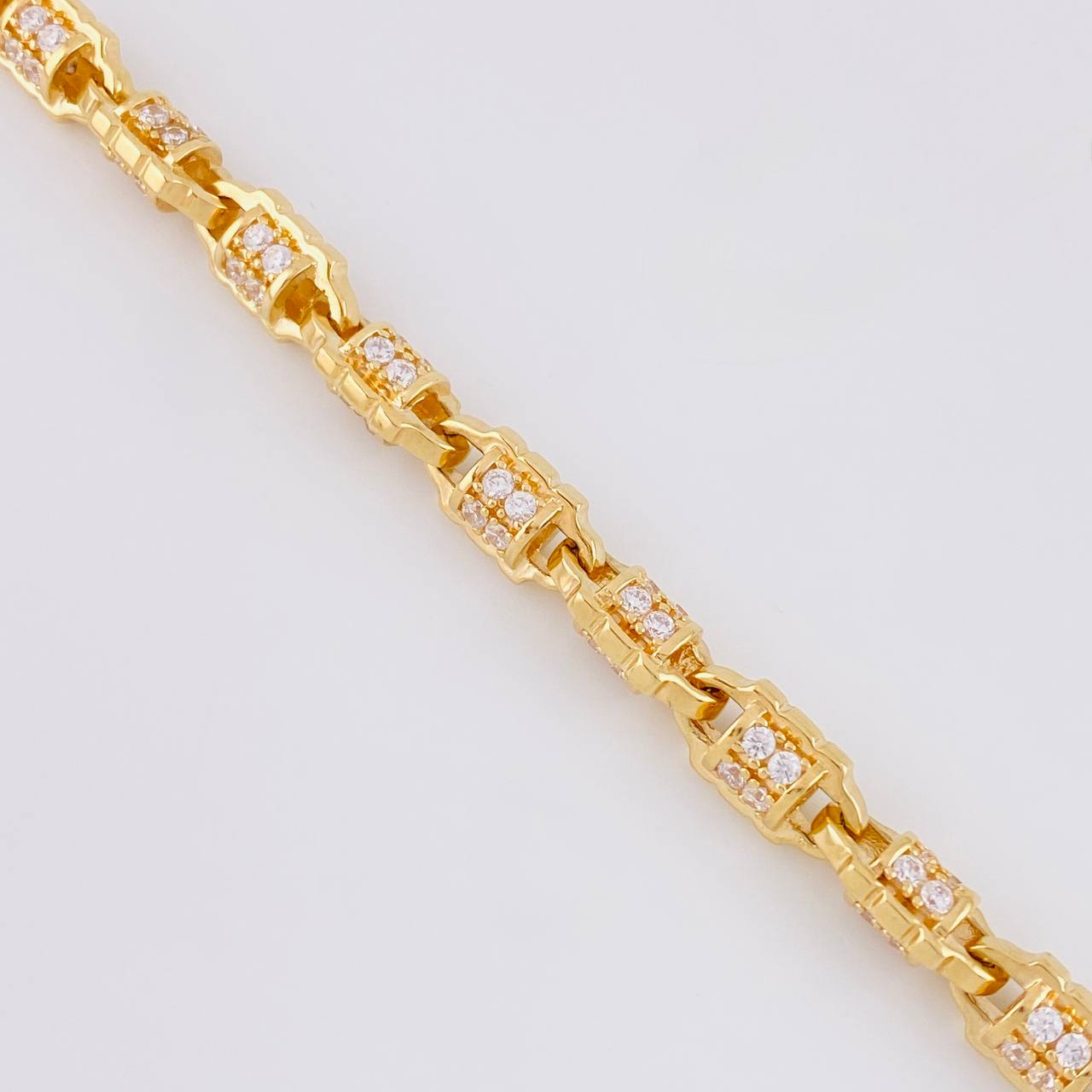 Cadena Rustica Boya 130g / 28 in / 7.5mm Oro Amarillo 18K