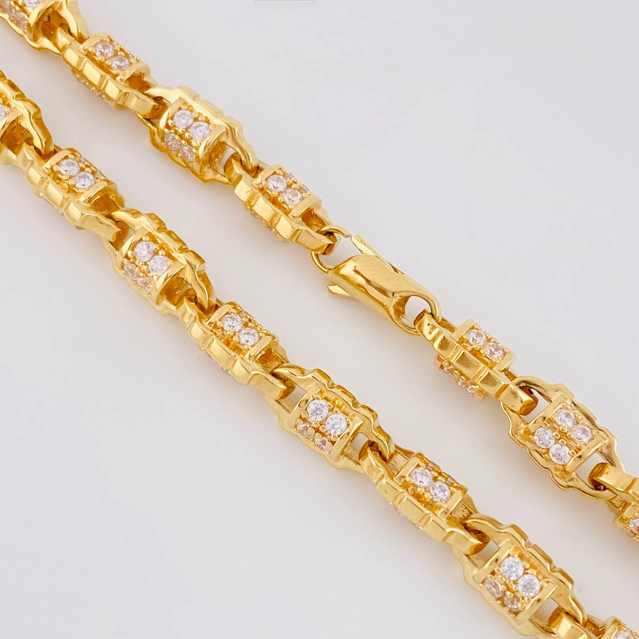 Cadena Rustica Boya 130g / 28 in / 7.5mm Oro Amarillo 18K