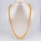 Cadena Rustica Boya 130g / 28 in / 7.5mm Oro Amarillo 18K