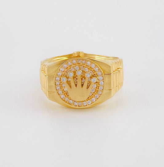 Ring Band Crown 7.3g / T6 1/2 Yellow Gold 18K