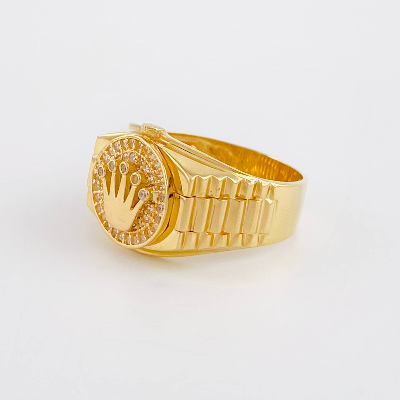 Anillo Correa Corona 6.85g / T5 1/2 Oro Amarillo 18K