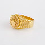 Anillo Correa Corona 6.85g / T5 1/2 Oro Amarillo 18K