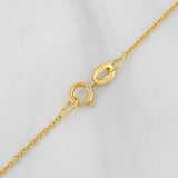 Rolo Chain Set + Turkish Eye Pendant / 1.65g / 18 in Yellow Gold 18K