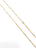 Cadena Singapur 2.15gr / 21 3/4 in / 1.4mm Oro Amarillo +3 18K