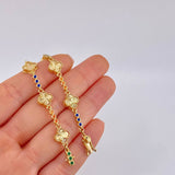 Clover Bubbles Bracelet 10.5 g / 7 1/2 in / 9.1 mm Yellow Gold 18K