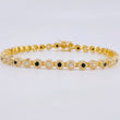 Pulso Tenis Halo 8.8 g / 7 1/2 in / 4.4 mm Oro Amarillo 18K