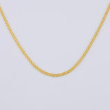 Bismark Chain 3.3 g / 24 1/4 in / 1.4 mm Yellow Gold 18K