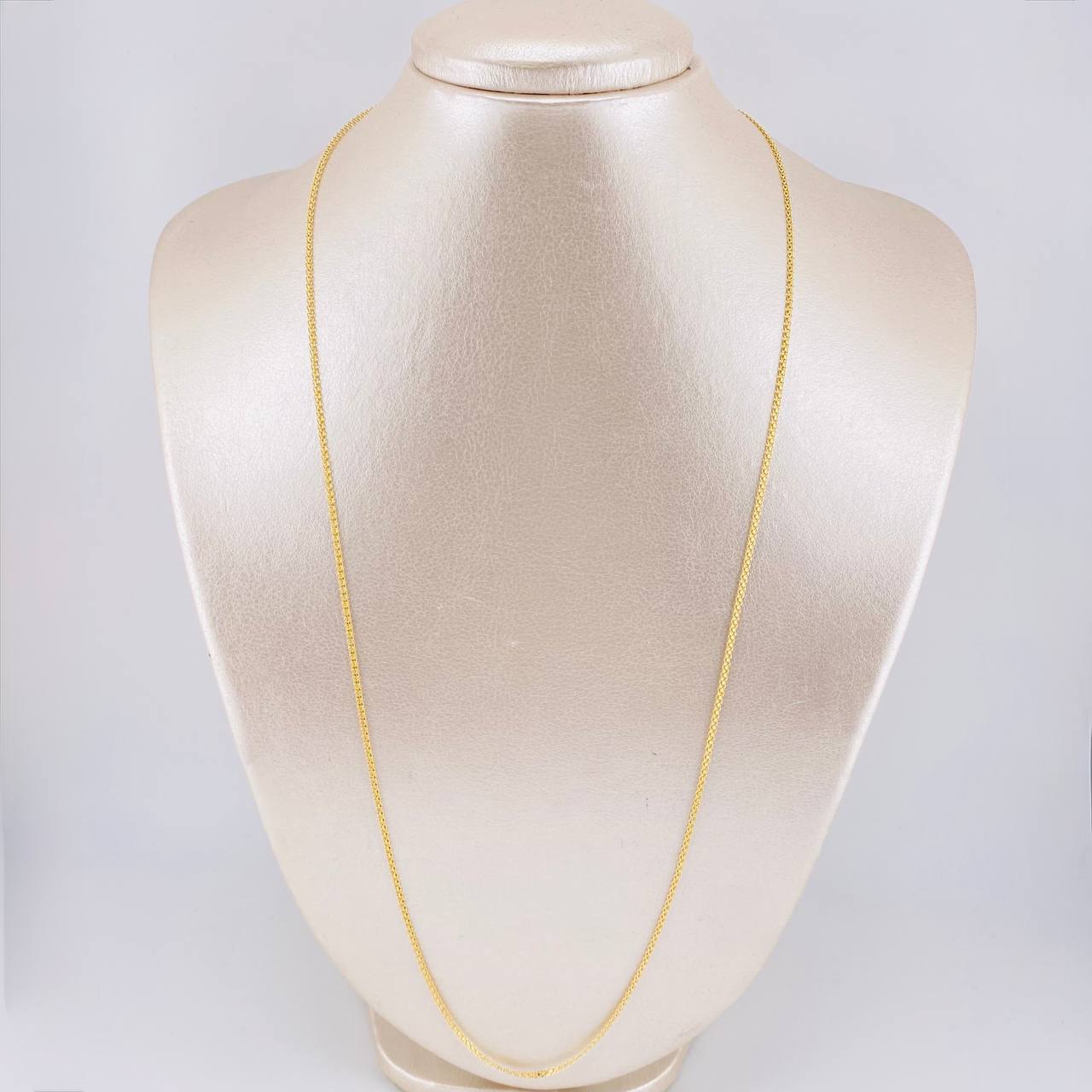 Bismark Chain 3.3 g / 24 1/4 in / 1.4 mm Yellow Gold 18K