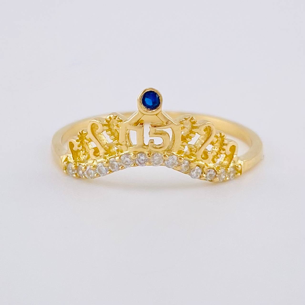 Ring 15'S Crown 1.75 g / T7 1/2 Yellow Gold 18K