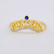 Ring 15'S Crown 1.75 g / T7 1/2 Yellow Gold 18K
