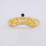 Ring 15'S Crown 1.75 g / T7 1/2 Yellow Gold 18K