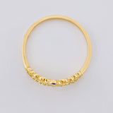 Ring 15'S Crown 1.75 g / T7 1/2 Yellow Gold 18K