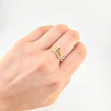 Ring 15'S Crown 1.75 g / T7 1/2 Yellow Gold 18K