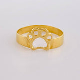 Fingerprint Ring 1.65 g / T6 1/2 Yellow Gold 18K