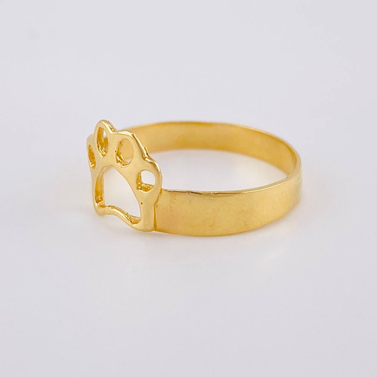 Fingerprint Ring 1.65 g / T6 1/2 Yellow Gold 18K