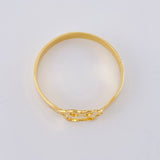 Fingerprint Ring 1.65 g / T6 1/2 Yellow Gold 18K