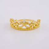 Crown Ring 2.4 g / T6 Yellow Gold 18K
