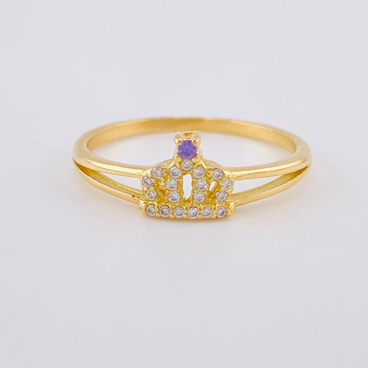 Crown Ring 2.1 g / T8 Yellow Gold 18K