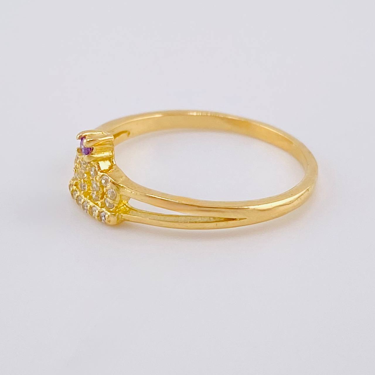 Crown Ring 2.1 g / T8 Yellow Gold 18K
