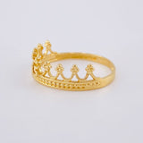 Ring 15'S Crown 1.55 g / T6 1/4 Yellow Gold 18K