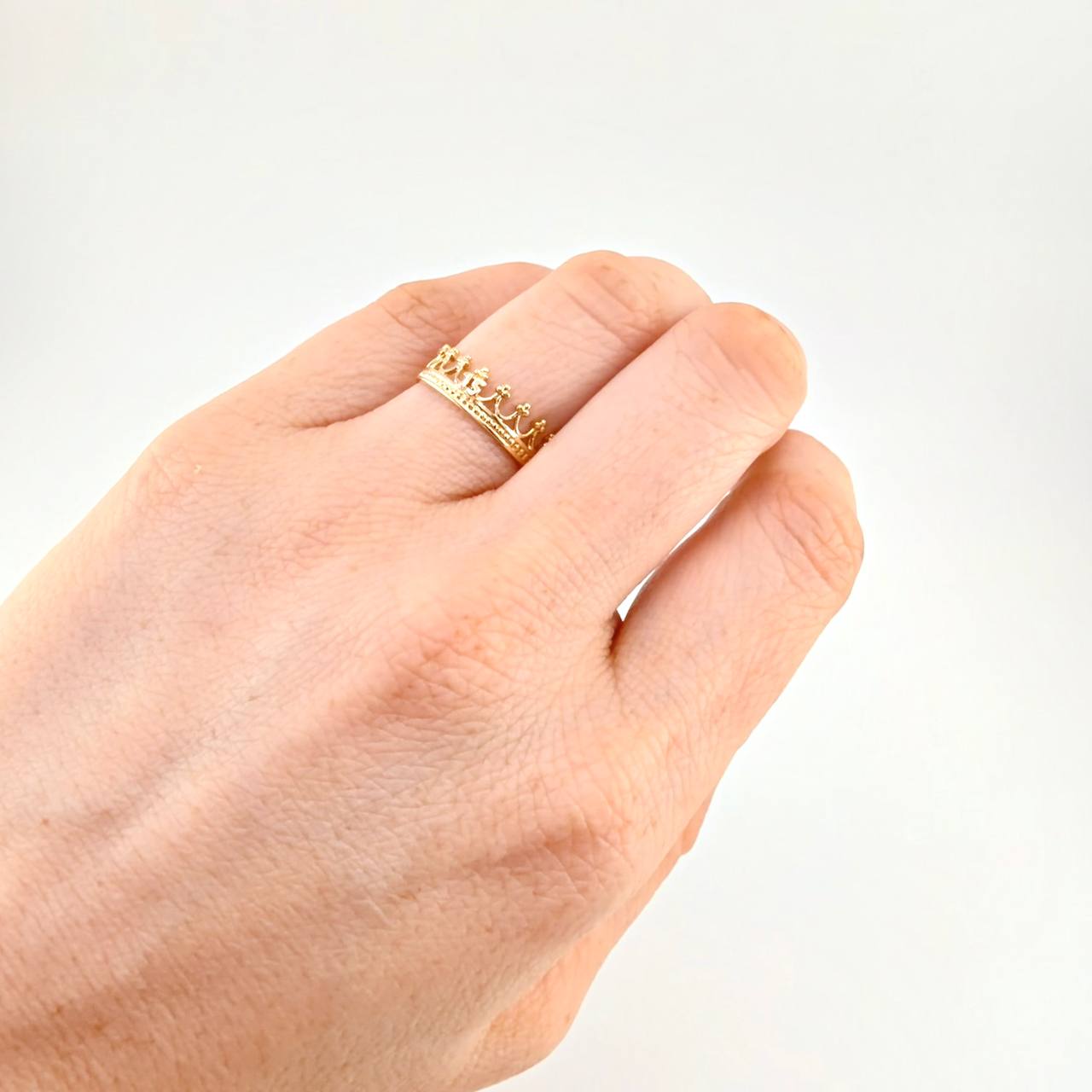 Ring 15'S Crown 1.55 g / T6 1/4 Yellow Gold 18K