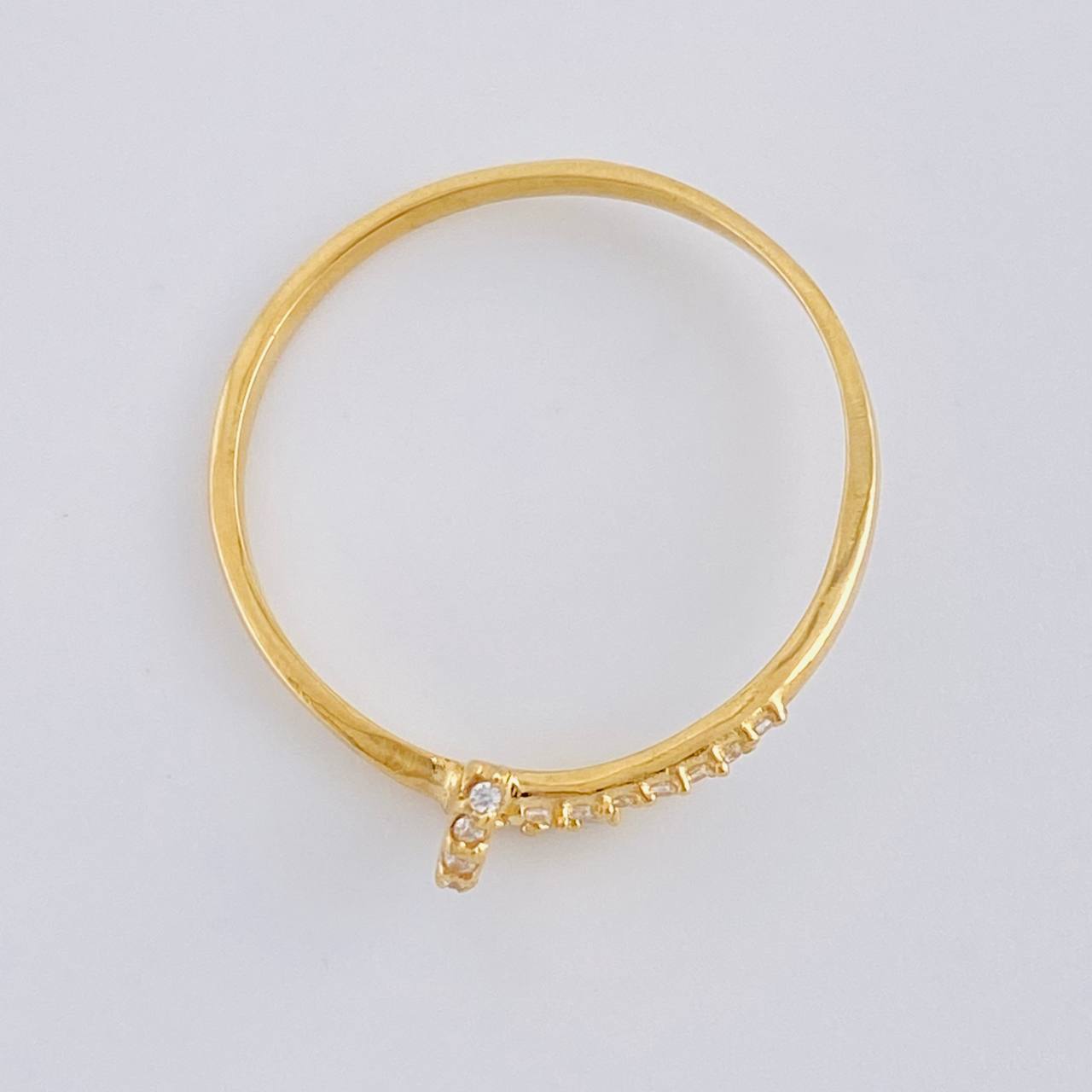 Nail Ring 1.65 g / T9 1/4 Yellow Gold 18K