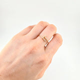 Nail Ring 1.65 g / T9 1/4 Yellow Gold 18K