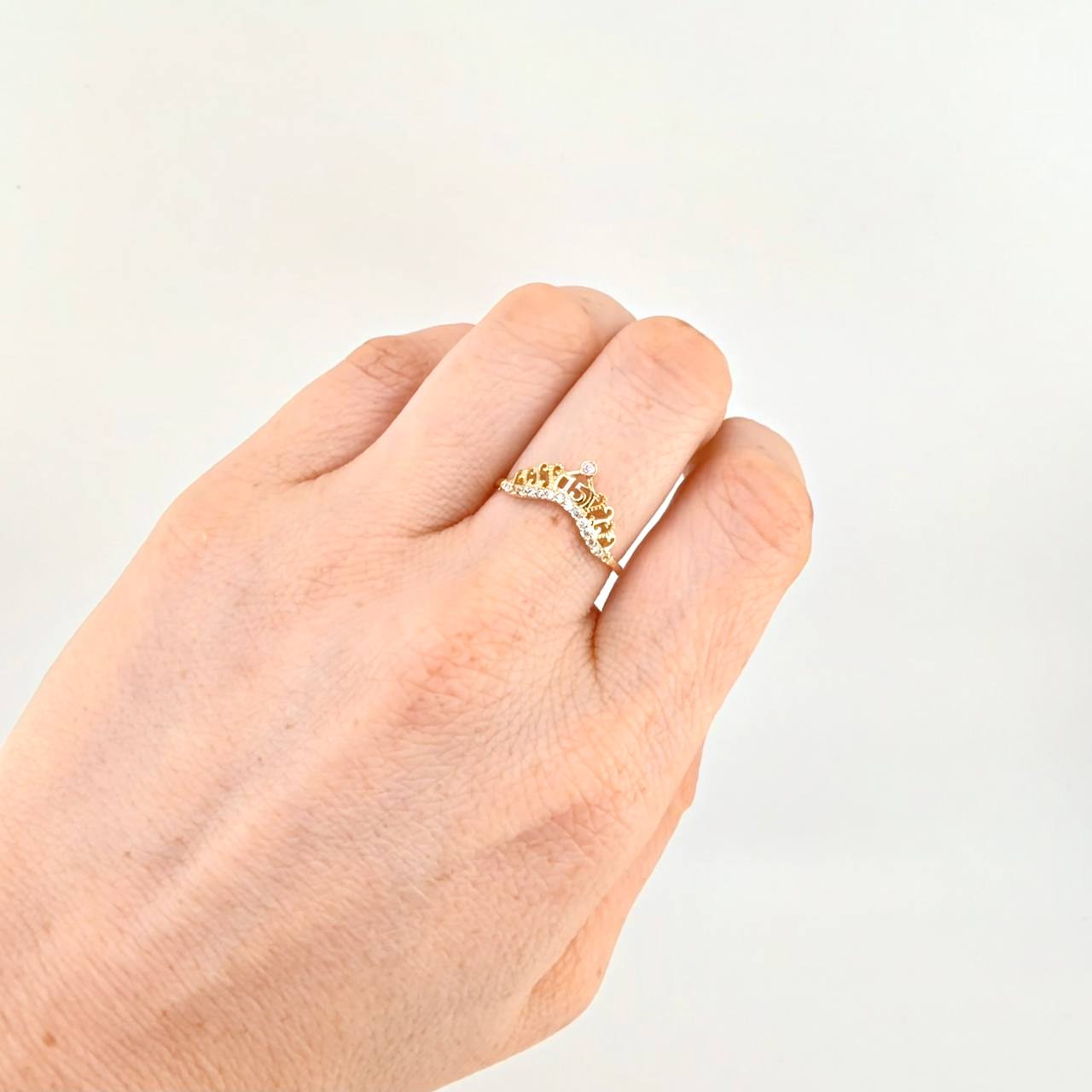 Ring 15'S Crown 1.8 g / T7 Yellow Gold 18K