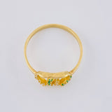 Double Horseshoe Ring 1.55 g / T5 1/2 18K Yellow Gold