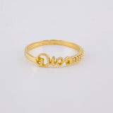 Anillo Dios 1.35 g / T6 1/4 Oro Amarillo 18K