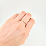 Anillo Entorchado 1.7 g / T8 1/4 Oro Amarillo 18K