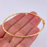 Pulso Aro Entorchado 3.05 g / 7 in / 2.05 mm Oro Amarillo 18K