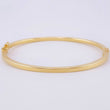 Bracelet Hoop Satin 4.35 g / 7 in / 3 mm Yellow Gold 18K