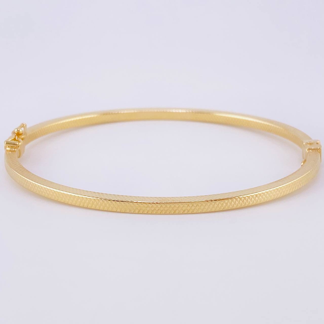 Bracelet Satin Hoop 4.2 g / 7 in / 3 mm Yellow Gold 18K