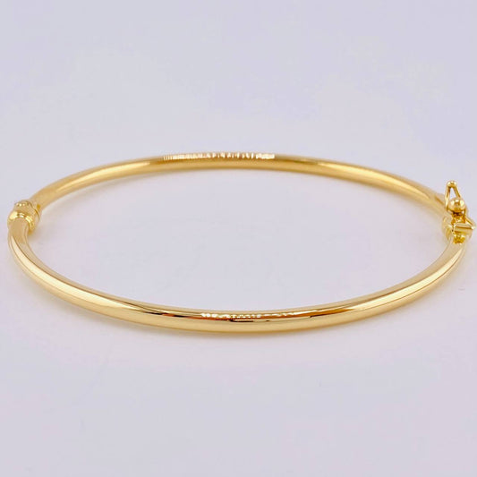Pulso Aro Liso 4.25 g / 7 in / 2.8 mm Oro Amarillo 18K