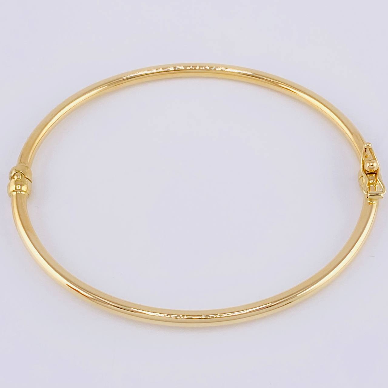 Pulso Aro Liso 4.25 g / 7 in / 2.8 mm Oro Amarillo 18K
