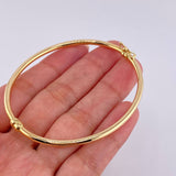 Pulso Aro Liso 4.2 g / 7 in / 2.8 mm Oro Amarillo 18K