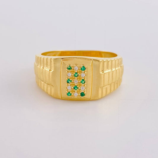 Rectangular Signet Ring 5 g / T11 18K Yellow Gold