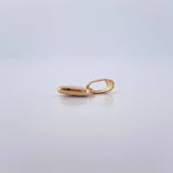 Dije Corazon 0.45gr / 1.7cm / Electroestatico Rojo Oro Amarillo 18K &
