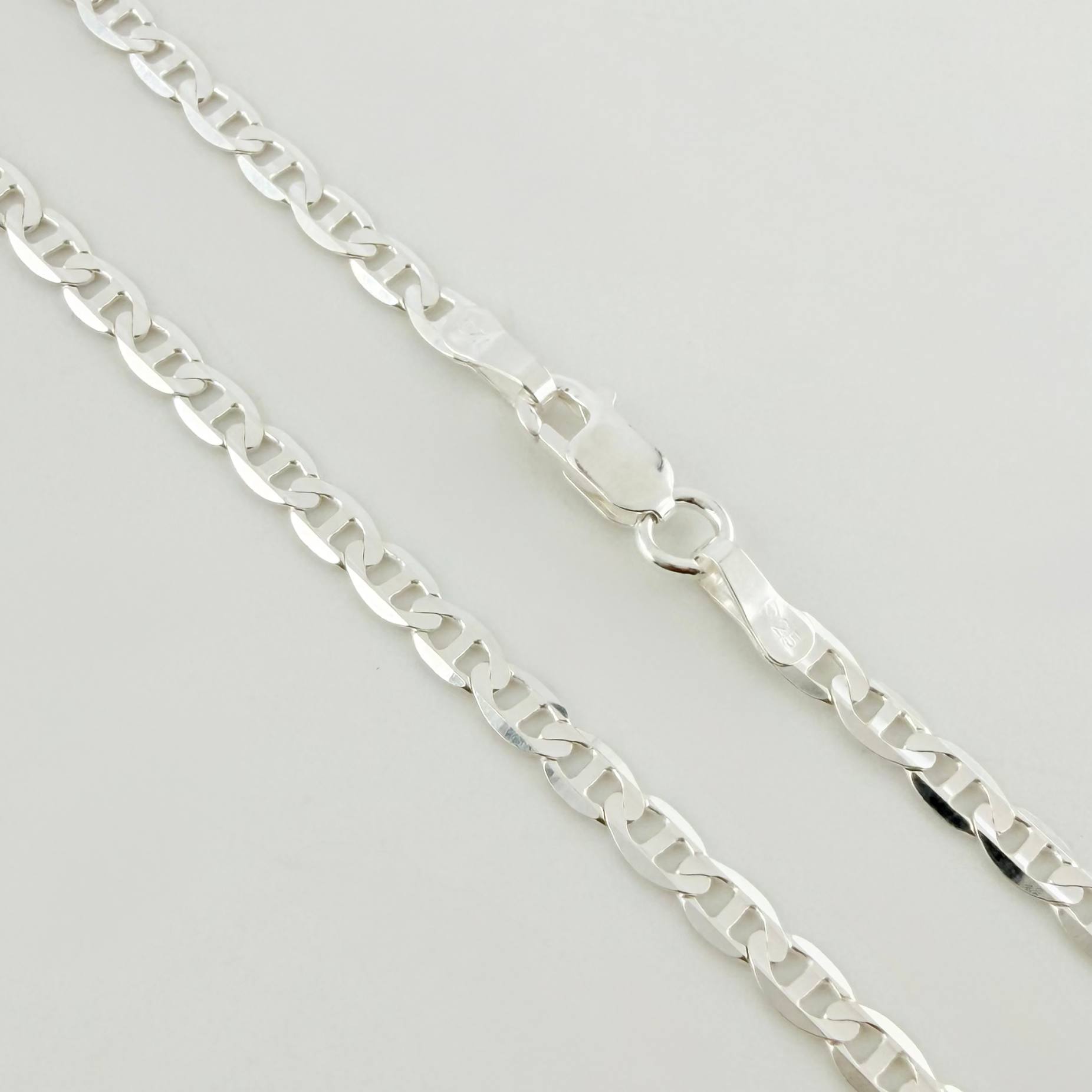 Flat Anchor Chain 5.05gr / 23 1/2 in / 2.7mm Silver 925