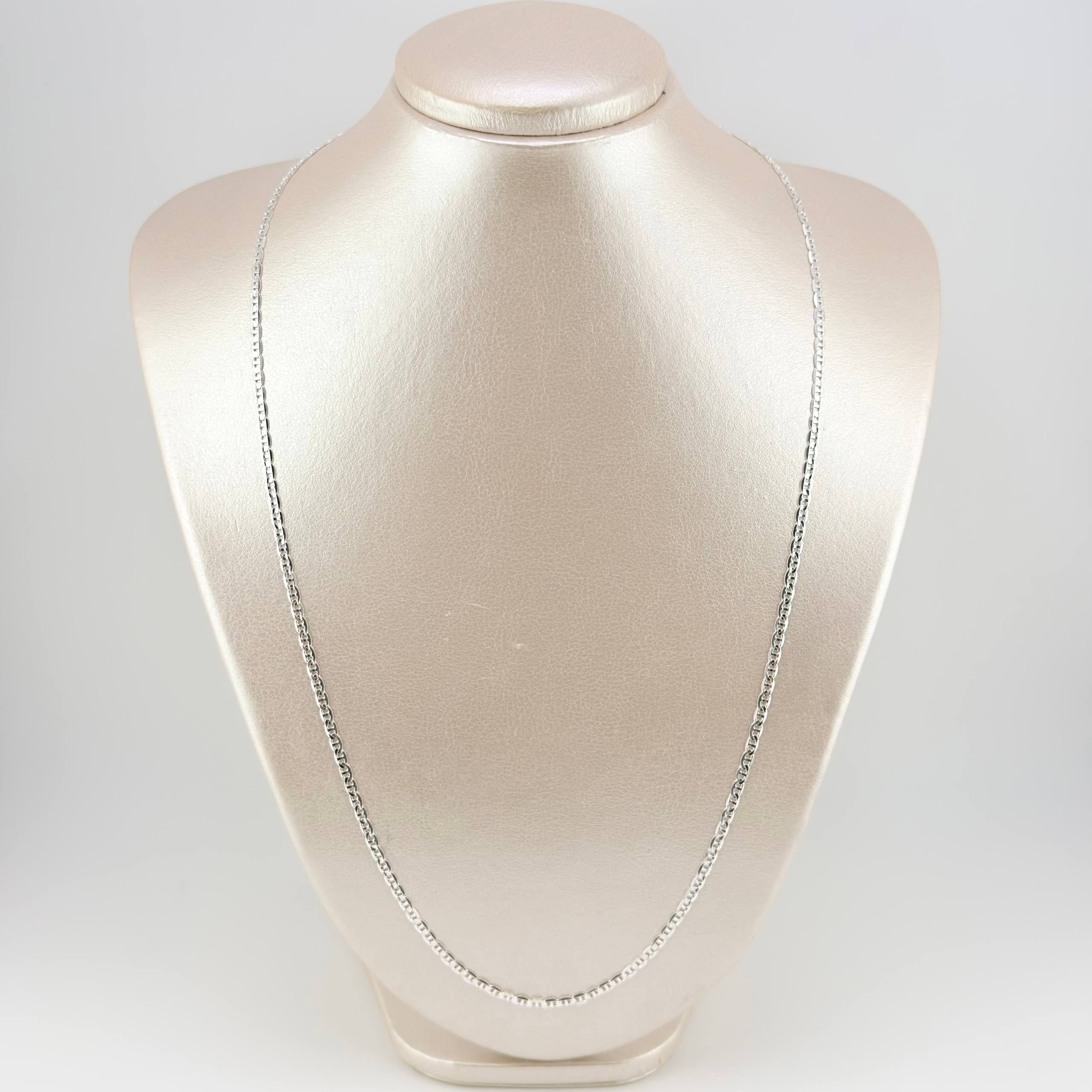 Flat Anchor Chain 5.05gr / 23 1/2 in / 2.7mm Silver 925