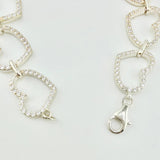 Pulso Corazones Continuos 11.65gr / 7 in / Plata 925
