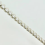 Pulso Tenis Burbuja 9.35gr / 7 1/4 in / 3.7mm Plata 925 *