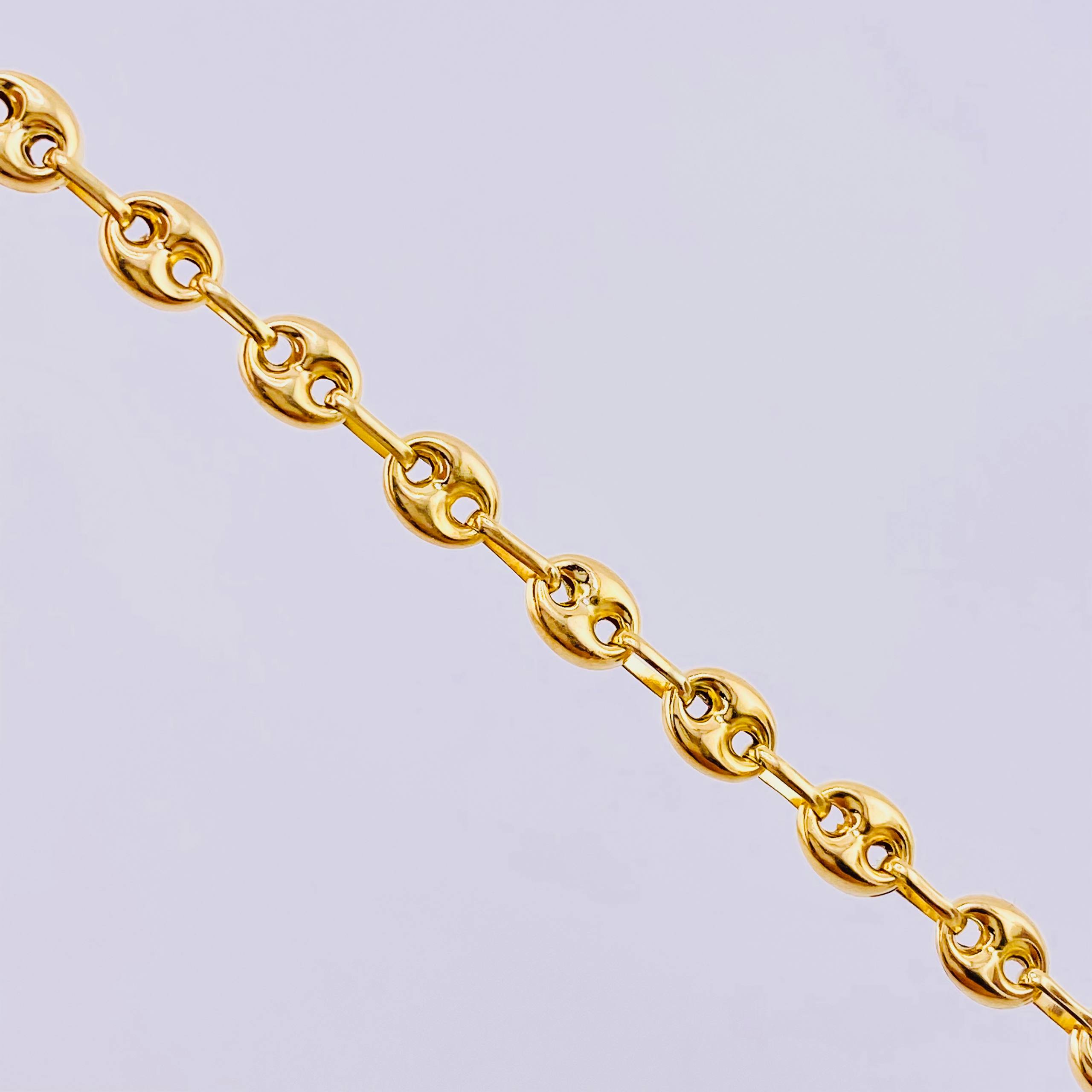 Pulso GC 3.45gr / 8 in / 4.8mm Oro Amarillo 18K