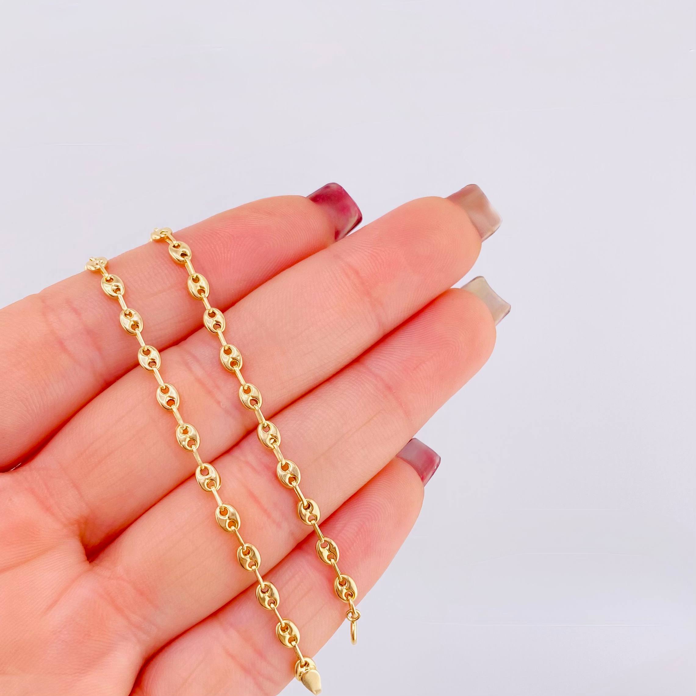 Pulso GC 2.45gr / 7 3/4 in / 4mm Oro Amarillo 18K ©