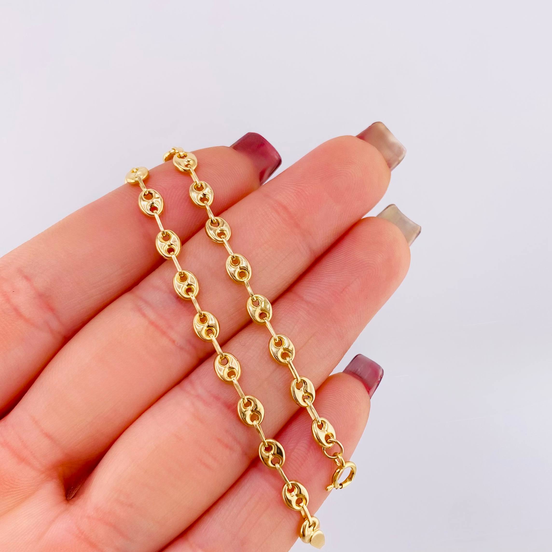 Pulso Gc 2.1gr / 7 3/4 in / 3.3mm Oro Amarillo 18K ©