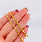 Pulso Chino 2.2gr / 7 1/4 in / 2.8mm Oro Amarillo +1 18K