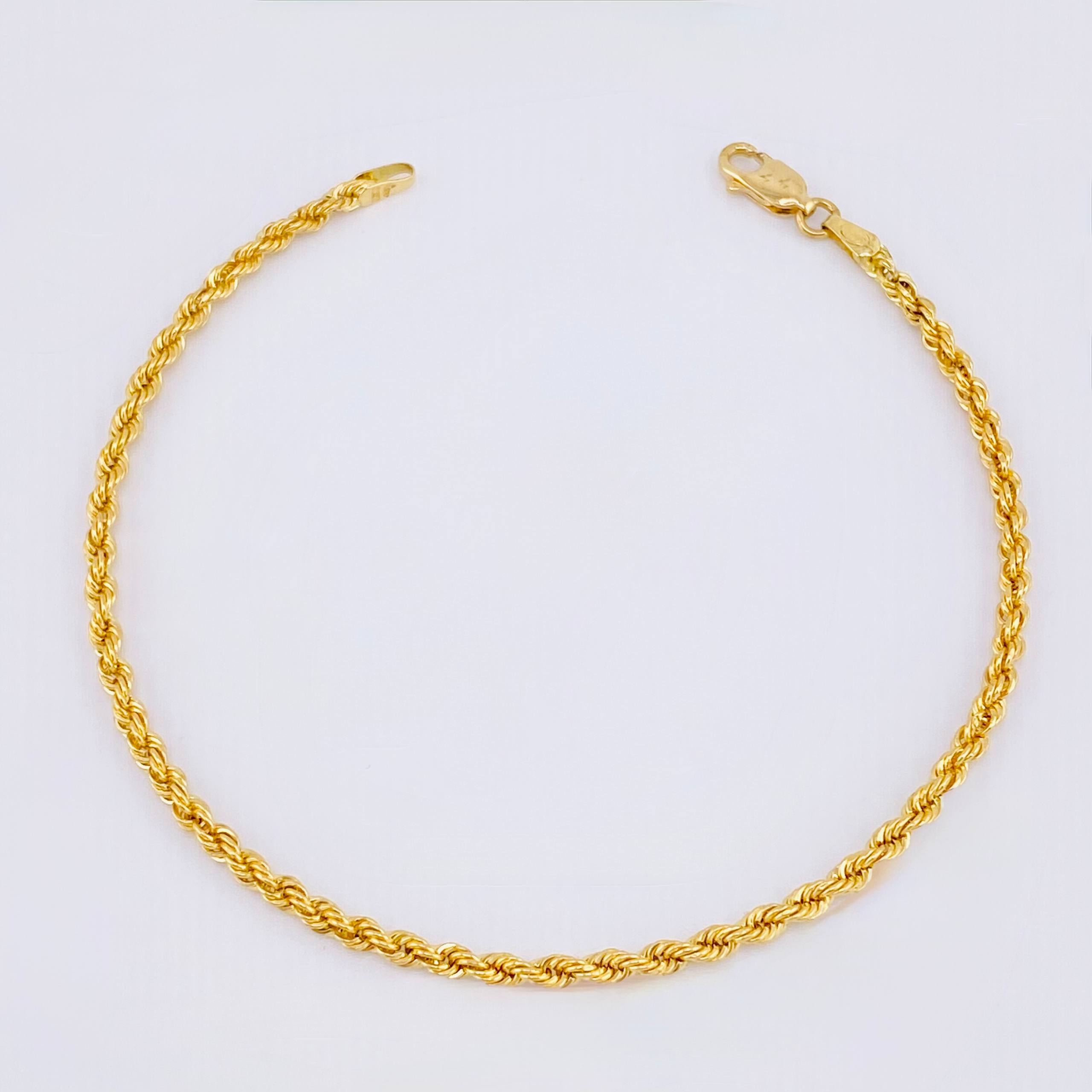 Pulso Lazo 2.4gr / 8 in / 2.7mm Oro Amarillo +3 18K ©