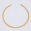 Pulso Lazo 2.4gr / 8 in / 2.7mm Oro Amarillo +3 18K ©