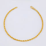 Pulso Lazo 2.4gr / 8 in / 2.7mm Oro Amarillo +3 18K ©